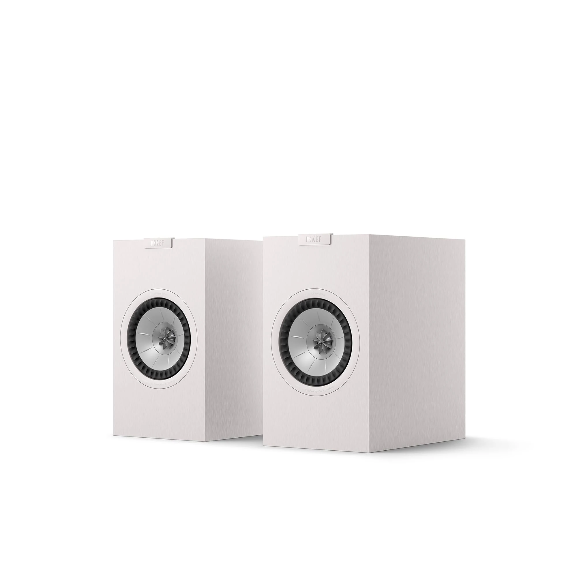 KEF Q1 Meta Passive Bookshelf HiFi Speakers, Satin White | Music | TV & Home Cinema | Gaming | 2-way Bass Reflex | 5.25" Uni-Q Driver with MAT