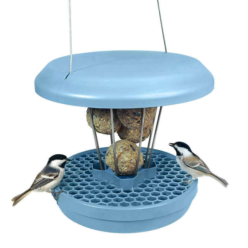 Bird Feeders Hanging Station - Lucerne- Smart Bird Feeder - No Mess Bird Seed - Fat Balls for Wild Birds - Seed Tray - Gardening Gifts - Bird Watching Gifts - Bird Table - Robin Food