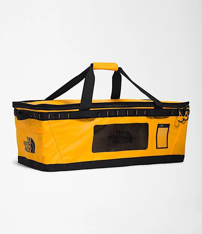 The North Face Men's Base Camp Gear Box 90L Duffel, Summit Gold/Tnf Black/N