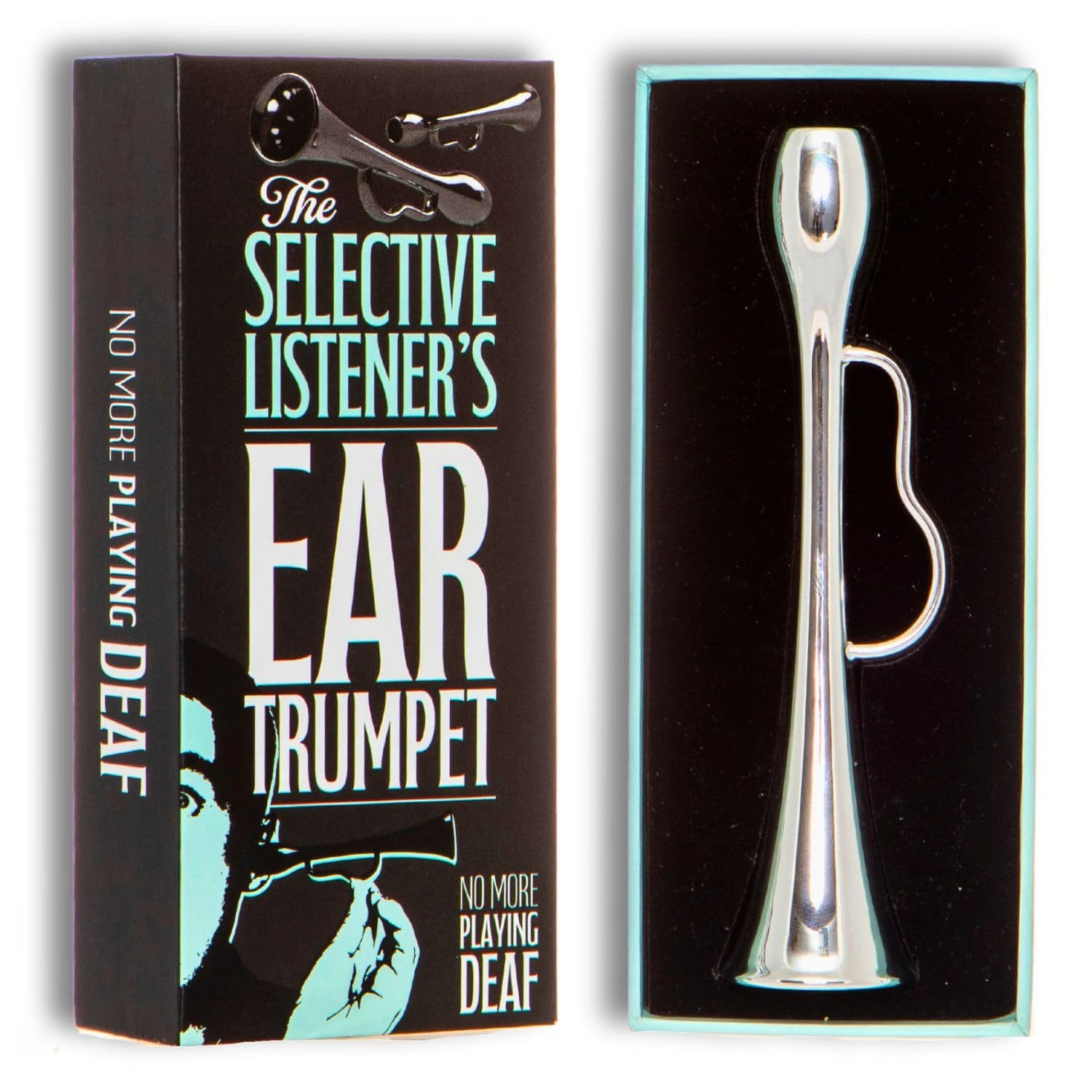 Boxer Gifts Old Age Joke Gifts For Men & Women - Selective Listeners Ear Trumpet - Funny Gifts For Husband - Silly Novelty Presents For Secret Santa