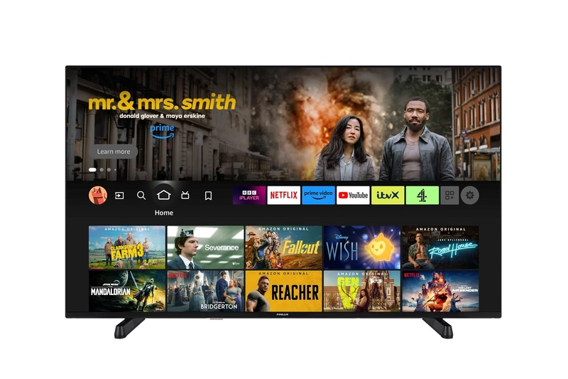 Finlux MU24F 50 inch, 4K HDR Fire TV, Freeview Play, Netflix, YouTube, Prime Video, Disney+, Now TV, TNT Sports, Alexa, Dolby Atmos, Dolby Vision, DTS Virtual X, DTS HD, Motion Flow, Micro Dimming