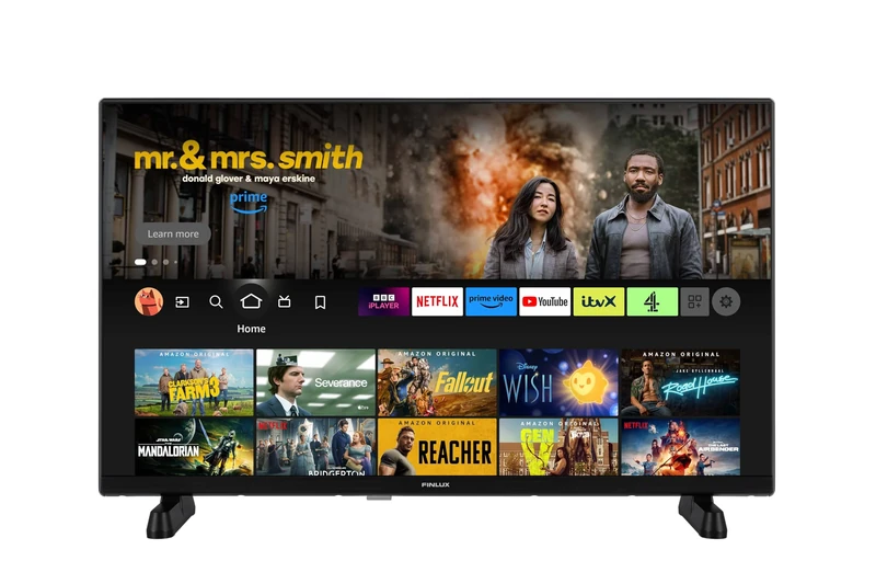 Finlux MH24F 32 inch HD Ready, Smart, Fire TV, Freeview Play, Netflix, YouTube, Prime Video, Disney+, Now TV, TNT Sports, Alexa, HDR10, Dolby Audio, DTS Virtual X, DTS HD