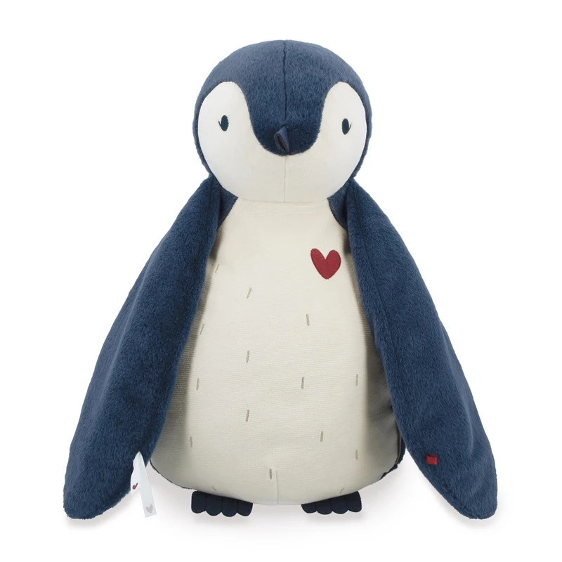 Kaloo - Large Decorative Penguin Plush 50 cm with Swaddling Cloth - Swaddle Dimensions: 100 x 100 cm - Soft Toy Baby - From birth - K212012