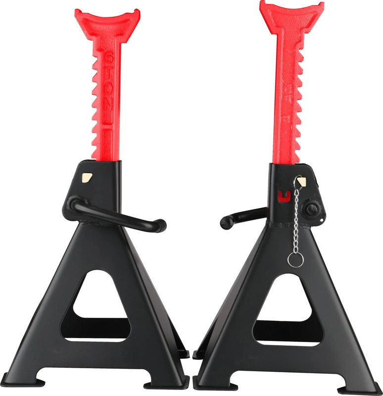 KS Tools 160.1255 Performance Steel Axle Stand with Quick Adjustment, 6000 kg, Pair - Image 1