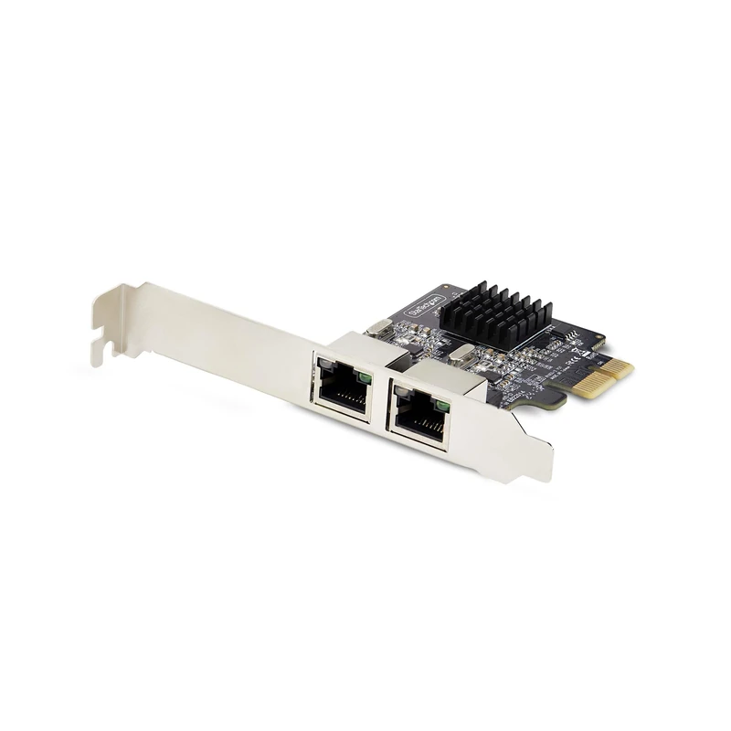 StarTech.com 2-Port Gigabit PCIe Network Adapter Card, PCI Express LAN Card, NIC, 2x Realtek RTL8111H, TAA Compliant