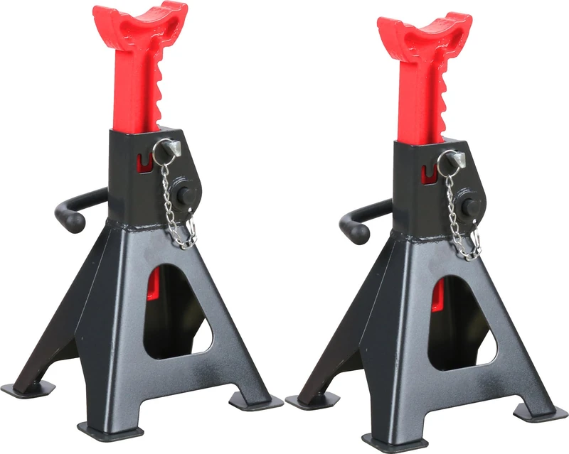 KS Tools 160.1245 Performance Steel Axle Stand with Quick Adjustment, 2000 kg, Pair