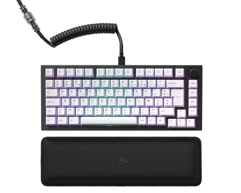 GLORIOUS GMMK Pro 75% Mechanical Keyboard French AZERTY (Black)