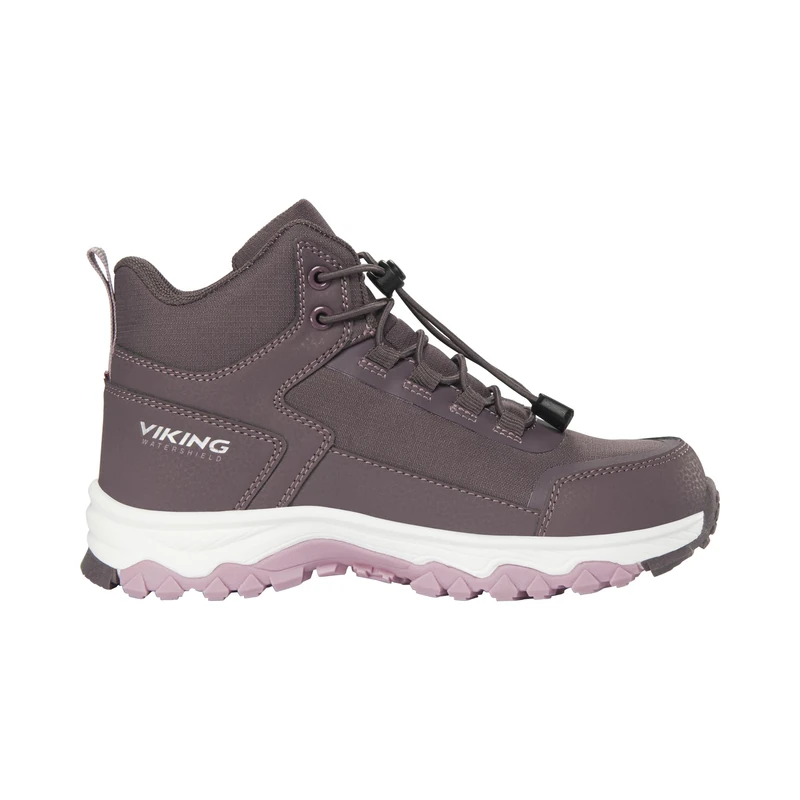 Viking Akkarvik Mid Fleece WP SL, Plum Pink, 5.5 UK