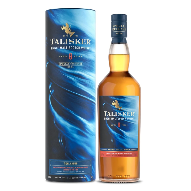 Talisker Special Releases 2024 │ 8 Year Old Single Malt Scotch Whisky │ 58.7% vol │ 70cl │ Smooth & Creamy in Texture │ Maritime Smoke