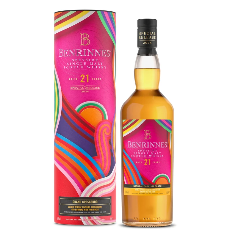 Benrinnes Special Releases 2024 │ 21 Year Old Single Malt Scotch Whisky │ 55.4% vol │ 70cl │ Sweet & Savoury | Fruity Aromas