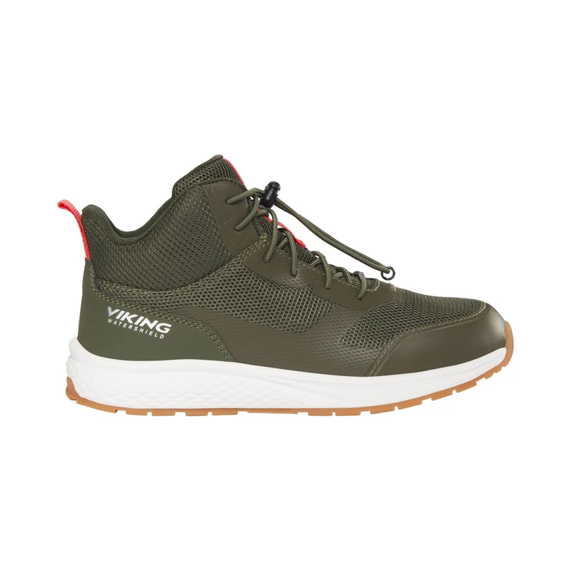 Viking Unisex Children's Impact Mid Wp SL Walking Shoe, Olive, 1.5 UK Child