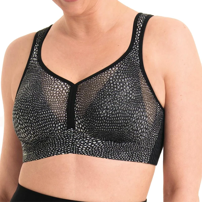 Anita Women's Sports Bra Air Control Deltapad 5544 Gr. 34D in Bubble Grey