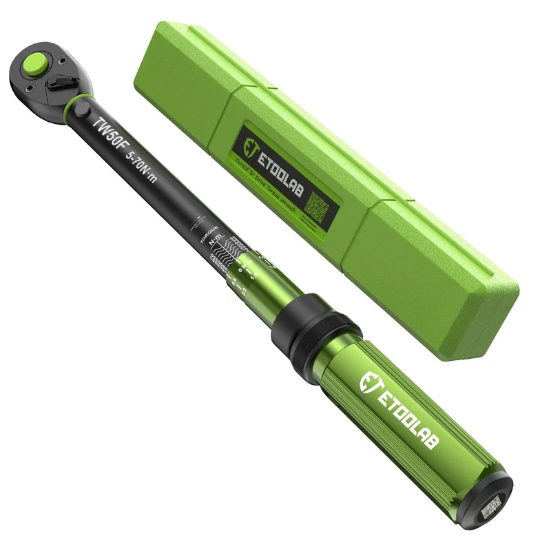 ETOOLAB Torque Wrench 3/8 DriveMechanical Aesthetics 5-70 N·m/5-49.2 lbf·ft, ±3% Fehlergenauigkeit, 72 Tooth Click Torque Wrench for Bike, Motorcycle and Car Repair