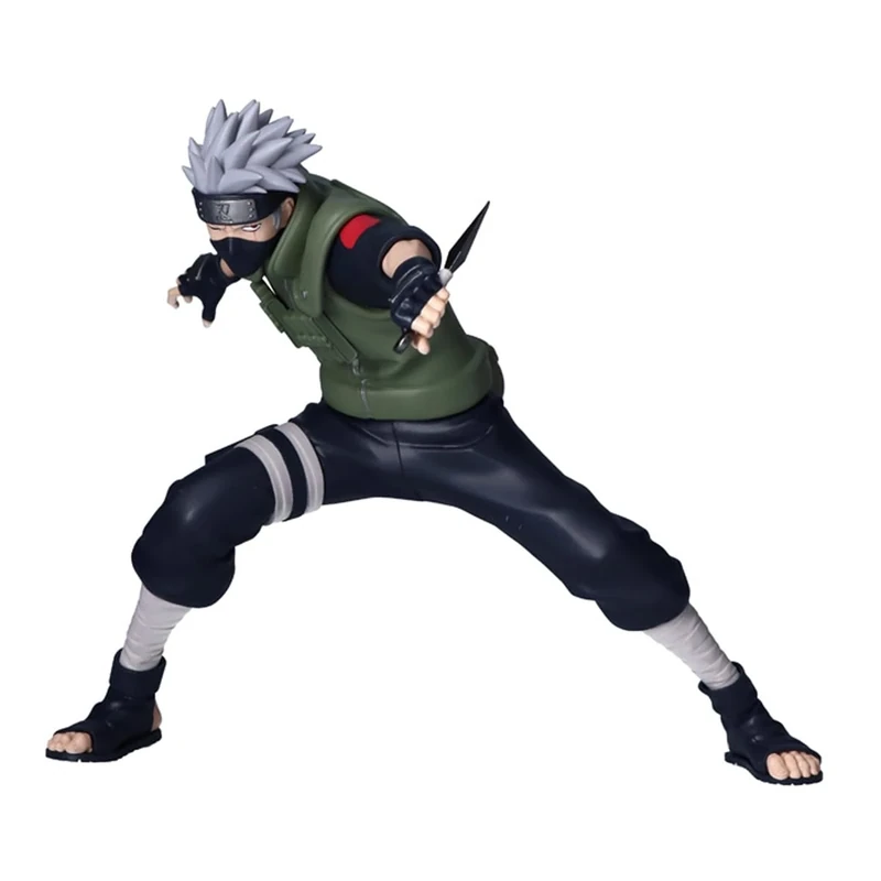 BANPRESTO Kakashi Hatake Naruto Shippuden Action Figure, Vibration Stars 13 cm, BP28667P Multicolor, Collectible Figure, Optimal for Anime Fans