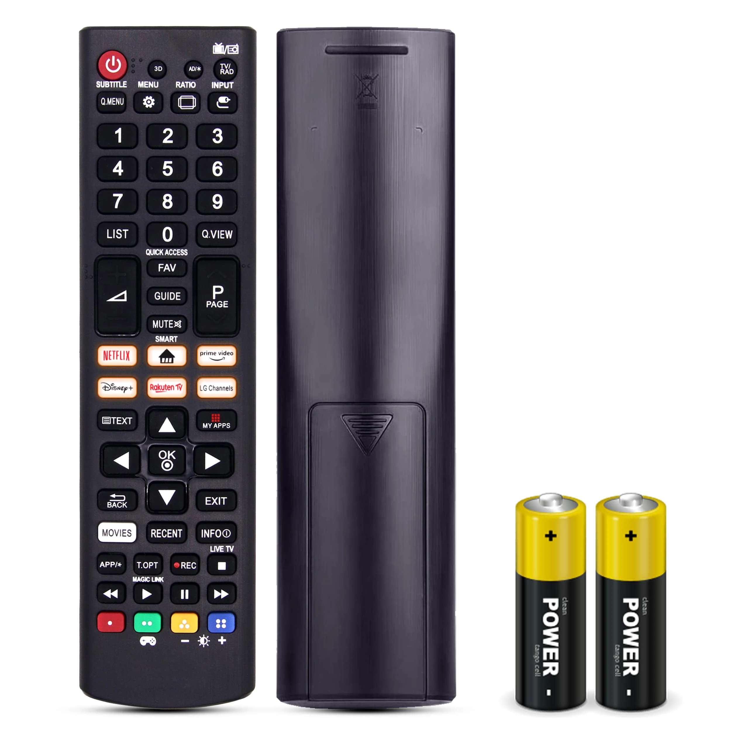 Universal for LG TV Remote Control Replacement | Compatible with LG Smart TVs UHD OLED NanoCell 4K 8K | No Setup Required | AKB75095308 AKB75855501 AN-MR20GA MR21GA MR22GN AKB76040301 AKB76037605