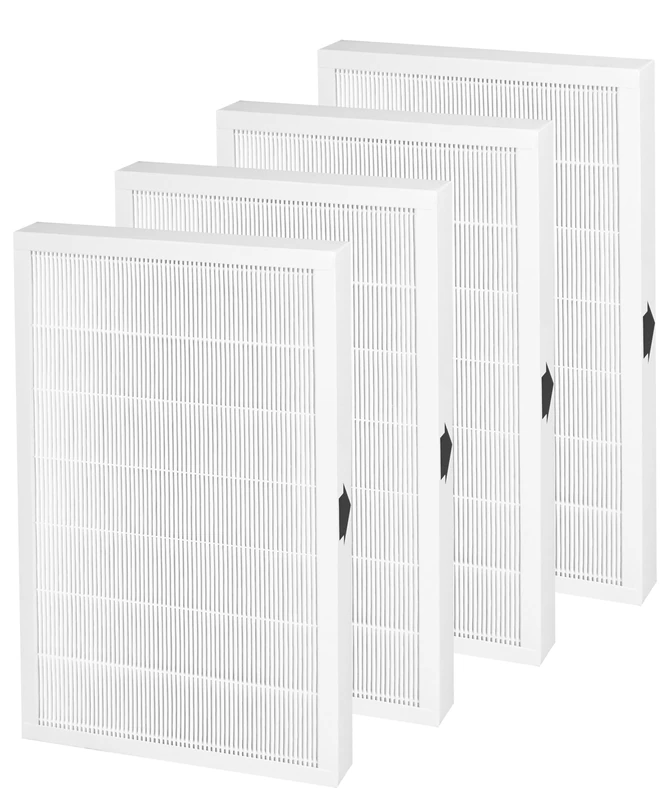 Popurure FAPF01 FAPF02 Replacement Filter Compatible with 3M Filtrete Ultra Quie Air Purifier, Model FAP01-RMS, FAP02-RMS and FAPF024, with 4 Pack H13 HEPA Air Clean