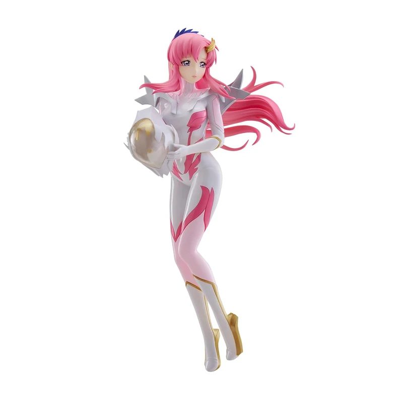 Banpresto Lacus Clyne Mobile Suit Gundam Seed Freedom, Glitter&Glamours, Pilot Suit Ver. 22 cm, BP28641P Multicolor, Collectible Figure, Optimal for Anime Fans