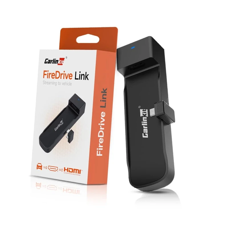 Carlinkit Fire TV Stick Converter for Wired CarPlay Cars, HDMI Adapter to Cast Video/Game to Car Screen, Plug & Play