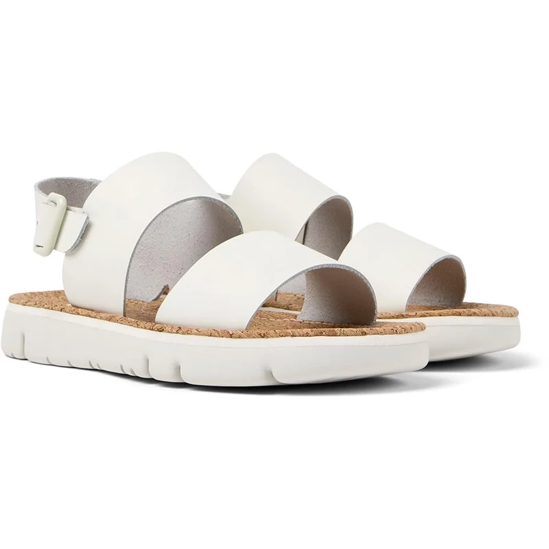 Camper Women's Oruga Sandal K201038 Sandal, White Natural 018, 6 UK