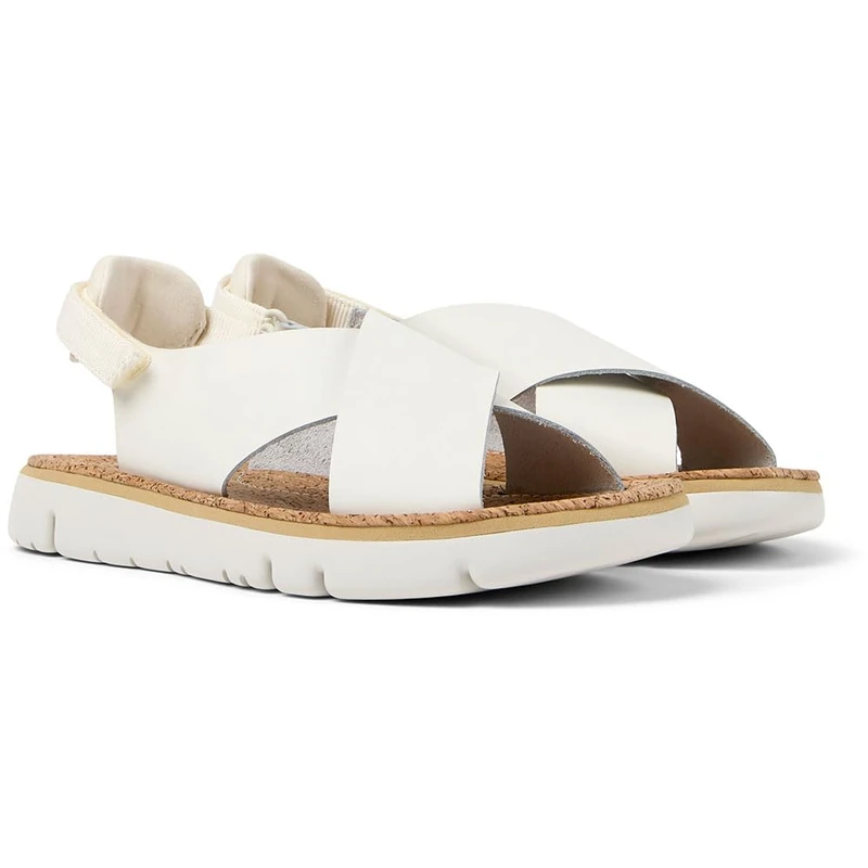 Camper Women's Oruga K200157 Sporty Strappy Sandals - White