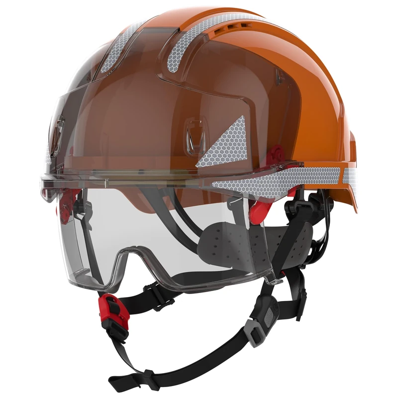 EVO® VISTAlens® Dualswitch™ with Silver CR2 - Vented - Extra Visibility Orange/Smoke