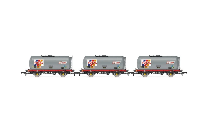 Hornby R60258 Total, TTA Tank Wagon Triple Pack - Era 7 Freight Wagons Wagons & Wagon Packs, 00 Gauge