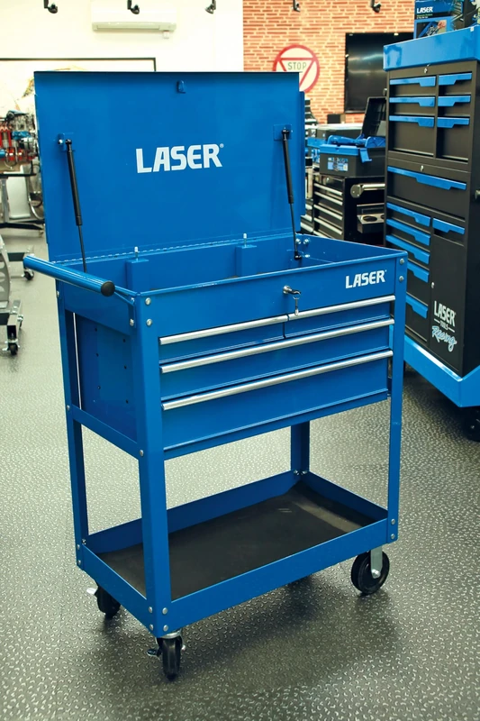 Laser 9026 Workshop Tool Trolley - 4 Drawer