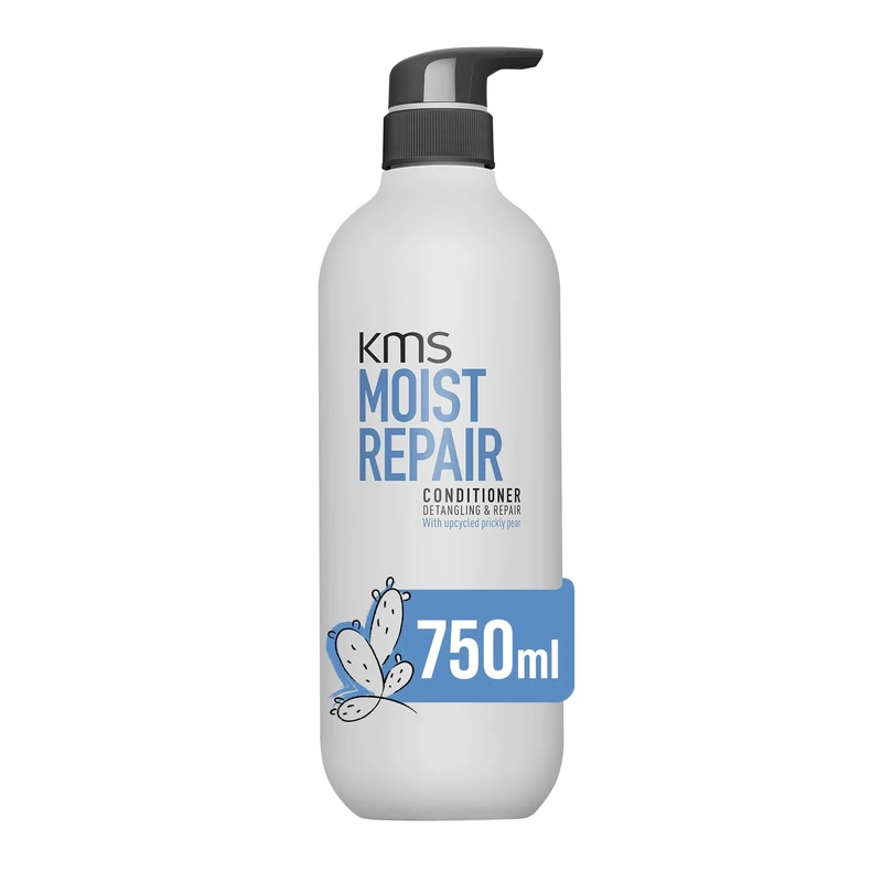 KMS MoistRepair Conditioner for Dry, Damaged Hair, 750ml, Detangling and Repair, with Upcycled Prickly Pear, Vegan Formula