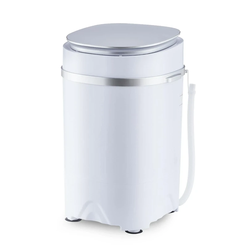 LEMROE Mini Washing Machine for Clothes 4KG Washer 2KG Drying Spin Cycle Portable Compact Electric Washers for Camping, Caravan, Dorms Apartments, College Rooms (4 Kg)