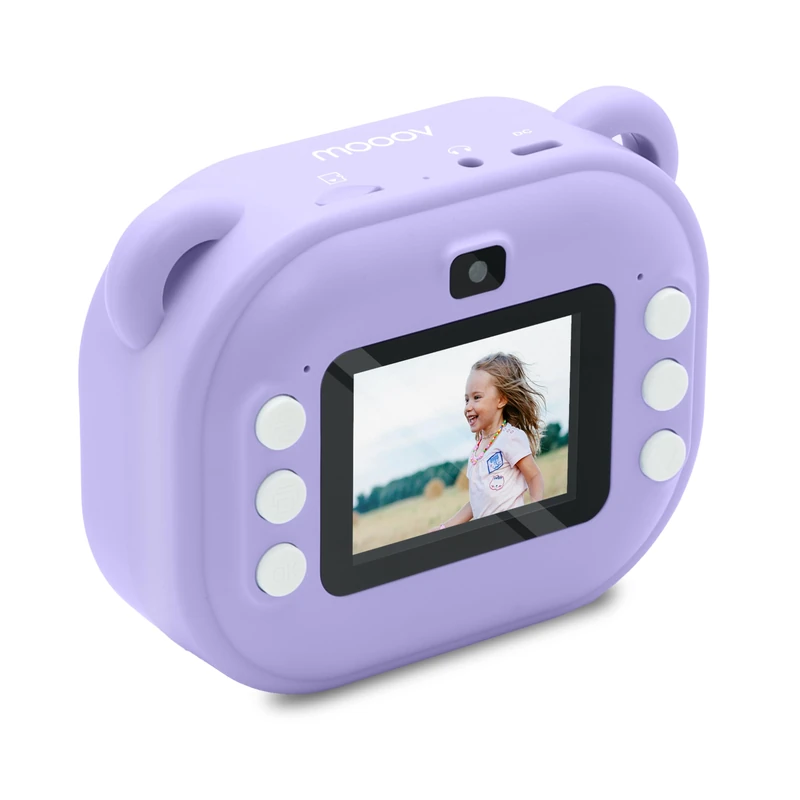 MOOOV 477523 Instant Camera and Camera Child Girls Boys Purple