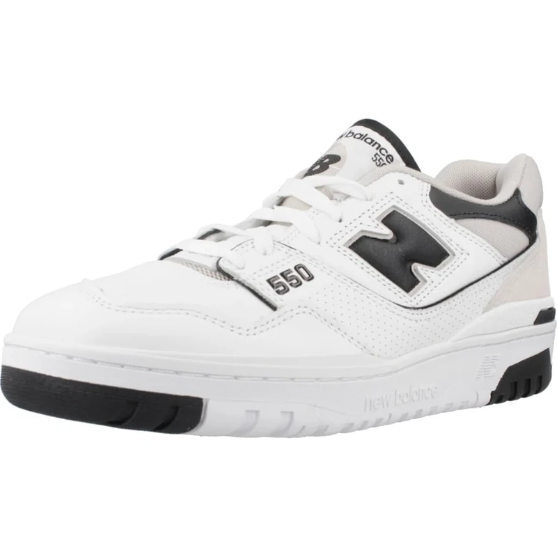 New Balance Men's 550 Sneaker, White (100), 5 UK