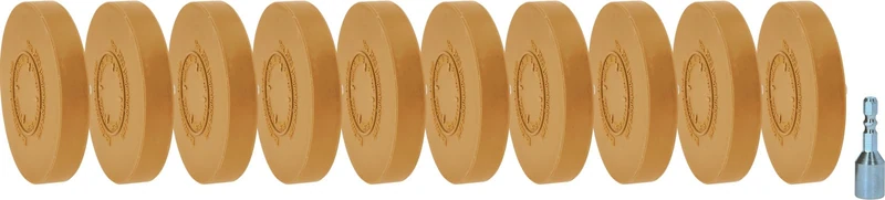 KS Tools 515.5486 Rubber Eraser Plate 88 mm Pack of 10