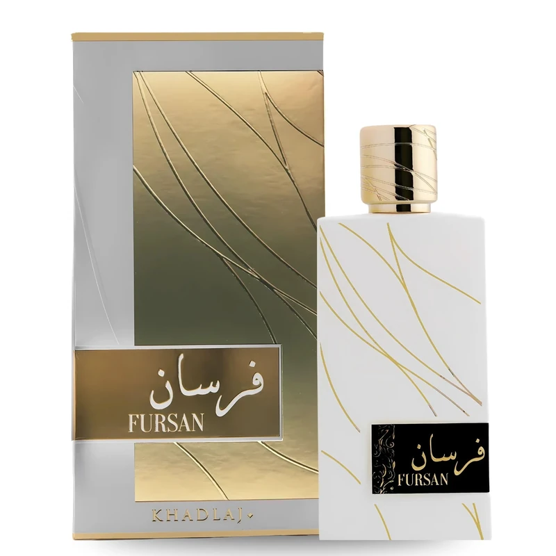 Khadlaj Fursan White 100ml EDP Perfume Spray Jasmine Coconut Vanilla Powder Perfume