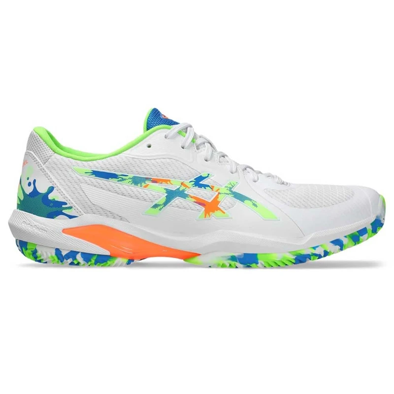 ASICS 1041A497-100 Solution Swift FF 2 Padel L.E. Men White/Green Gecko UK 10