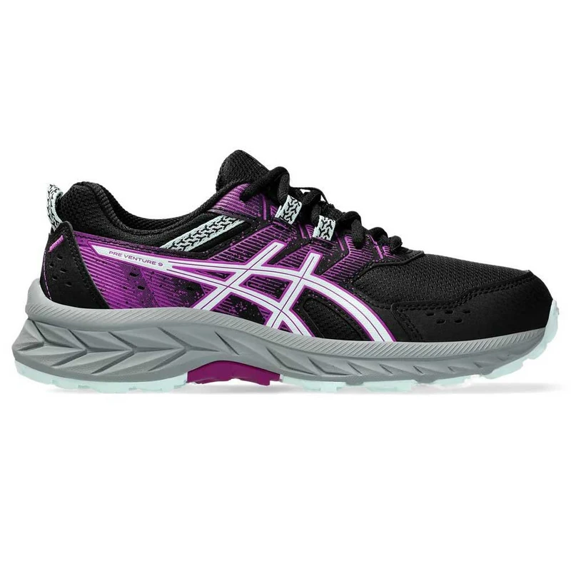 ASICS Boys Pre Venture 9 Gs Sneaker, Black Soothing Sea, 1.5 UK