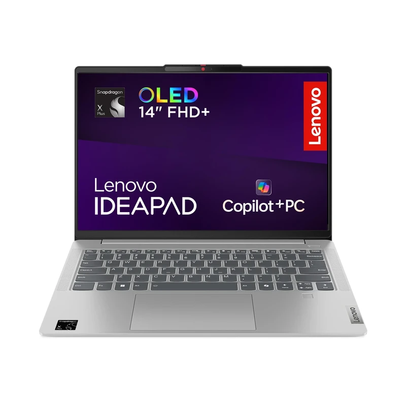Lenovo IdeaPad Slim 5x | Snapdragon X Plus Powered AI | Copilot+ PC | Up to 19 hours battery life | 14 Inch OLED Full HD | 16GB RAM | 512GB SSD | Windows 11 | Includes Bluetooth Silent Mouse