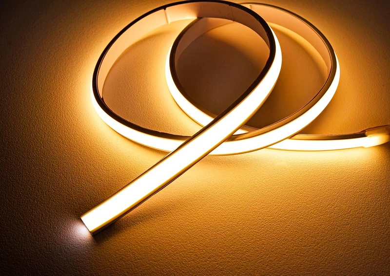 Lyyt | 24V Seamless LED Tape 30 Metre Reel | 30m IP66 24V Domed Frosted LED Tape Reel - Seamless 10mm Strip, 11W Per Metre, Cuttable 50mm Intervals, Waterproof | Warm White - 2700K