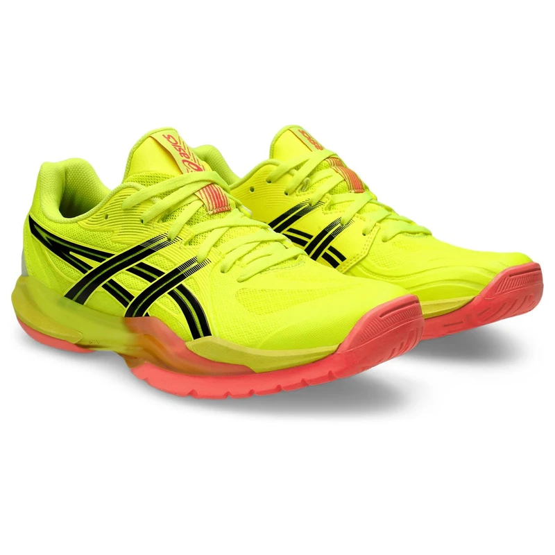 ASICS Men's POWERBREAK FF Paris Sneaker, Safety Yellow/Black, 6 UK