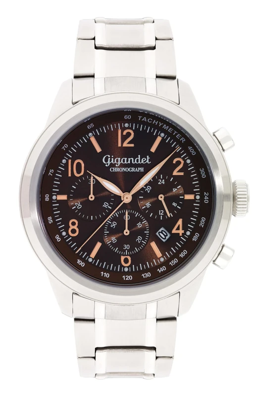 Gigandet Men Analog Japanese Quartz Watch with Stainless Steel Strap 6VNAG25NE/003