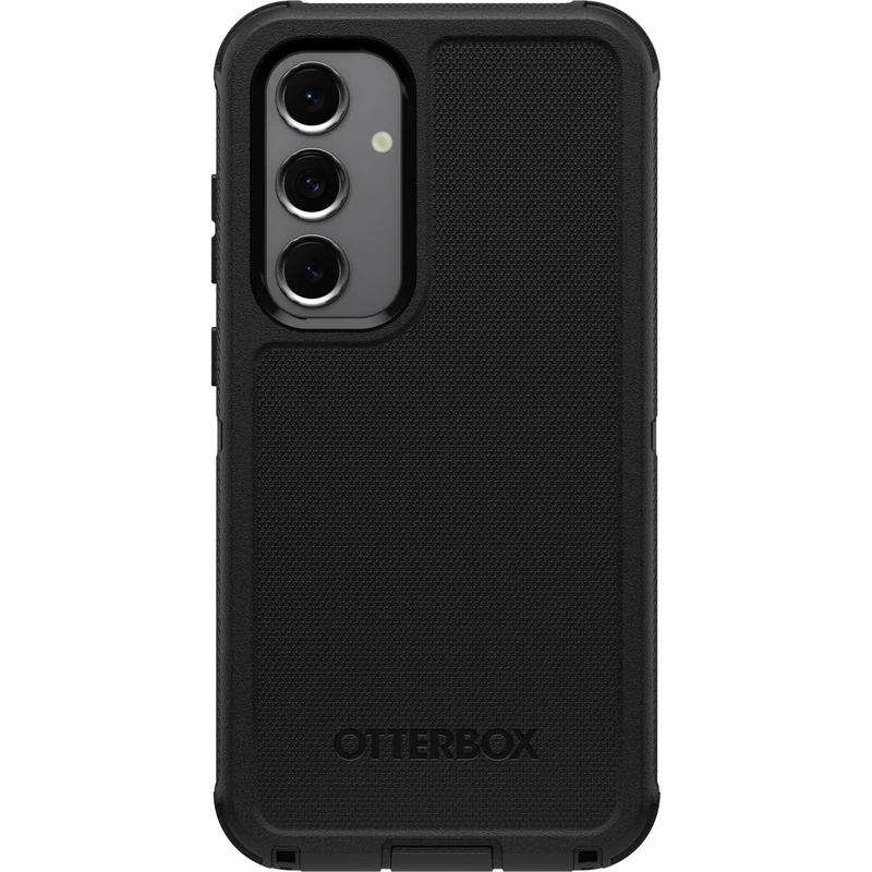 OtterBox Samsung Galaxy S24 FE Defender Series Case - Black, Rugged & Durable, with Port Protection