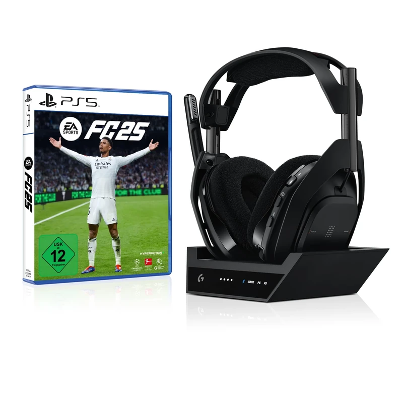 EA SPORTS FC 25 PS5 + Logitech G Astro A50 X LIGHTSPEED Wireless Gaming Headset