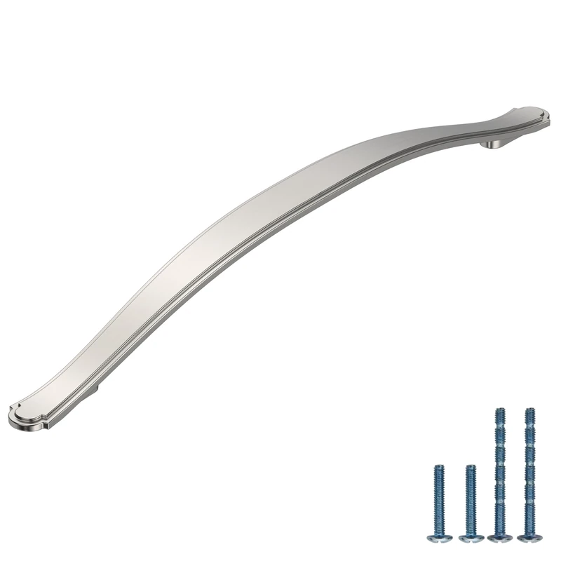 AOOTOCH 10 Pack Brushed Satin Nickel Kitchen Cabinet Handles Cabinet Pulls 7.5 inch Hole Center Cabinet Hardware Drawer Handles for Cabinet Dresser and Cupboard AT2792BSN