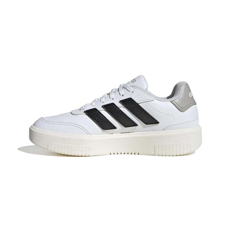 adidas Women's COURTBLOCK Shoes, FTWR White/core Black/Grey Two, 7 UK