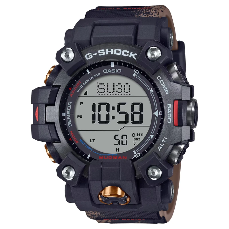 Casio Men Digital Quartz Watch G-Shock Master of G Mudman - Image 1