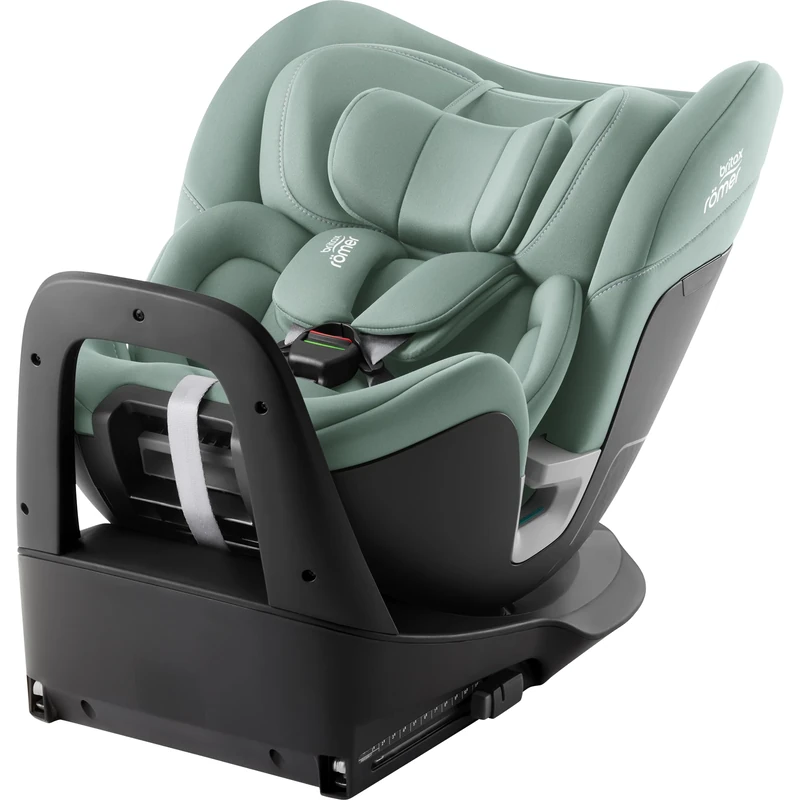 BRITAX RÖMER Child Car Seat Britax Römer Rider, for Children from 40-125 cm (i-Size) with ISOFIX and Support Leg, Birth - 7 Years, Jade Green