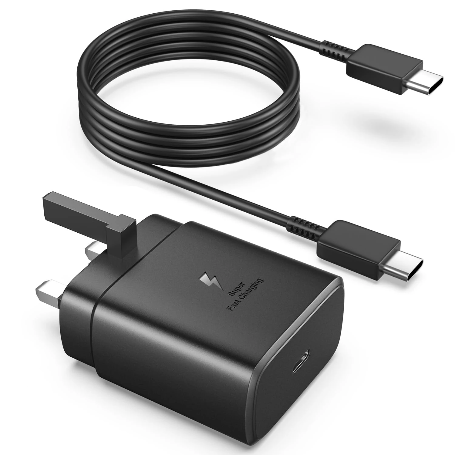 45W Super Fast Charger for Samsung, [2M Cable Included] USB C Charger Compatible with Samsung Galaxy S24 Ultra/S24+/S24/S23 Ultra/S23/S22/S21/S20, A54/A25/A15, Z Fold 6/Z Flip 6/Tab S9, Note Series