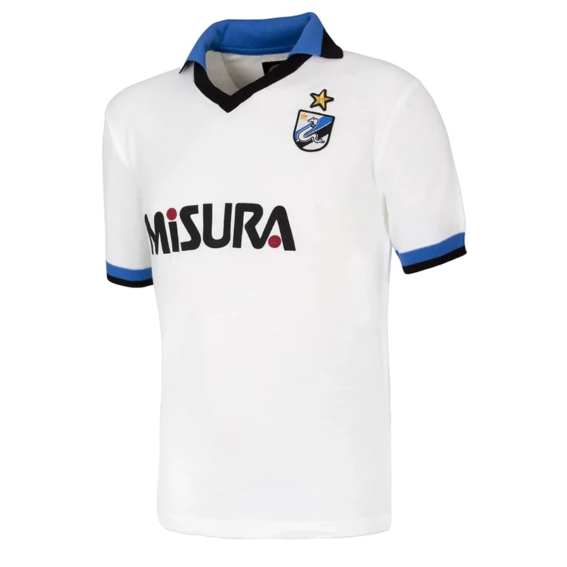 Inter 1986 Away Retro Football Shirt Unisex Adult White