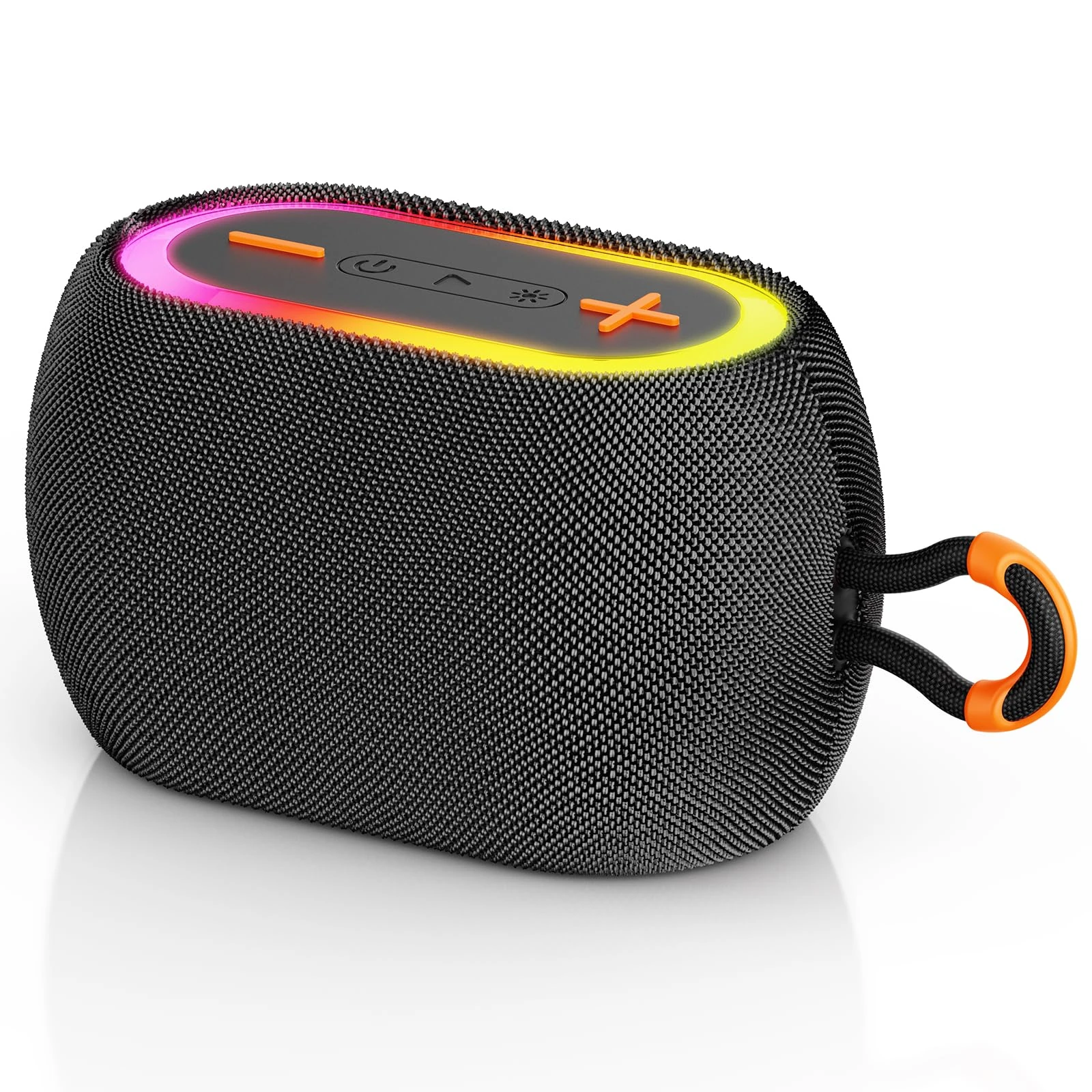 JYX Portable Bluetooth Speaker with 360° Stereo Sound, Bluetooth 5.3, 24H Playtime, TWS Pairing, RGB Lights, Waterproof Design - Perfect for Travel, Parties, Sports, Indoors & Outdoors, Gift Idea