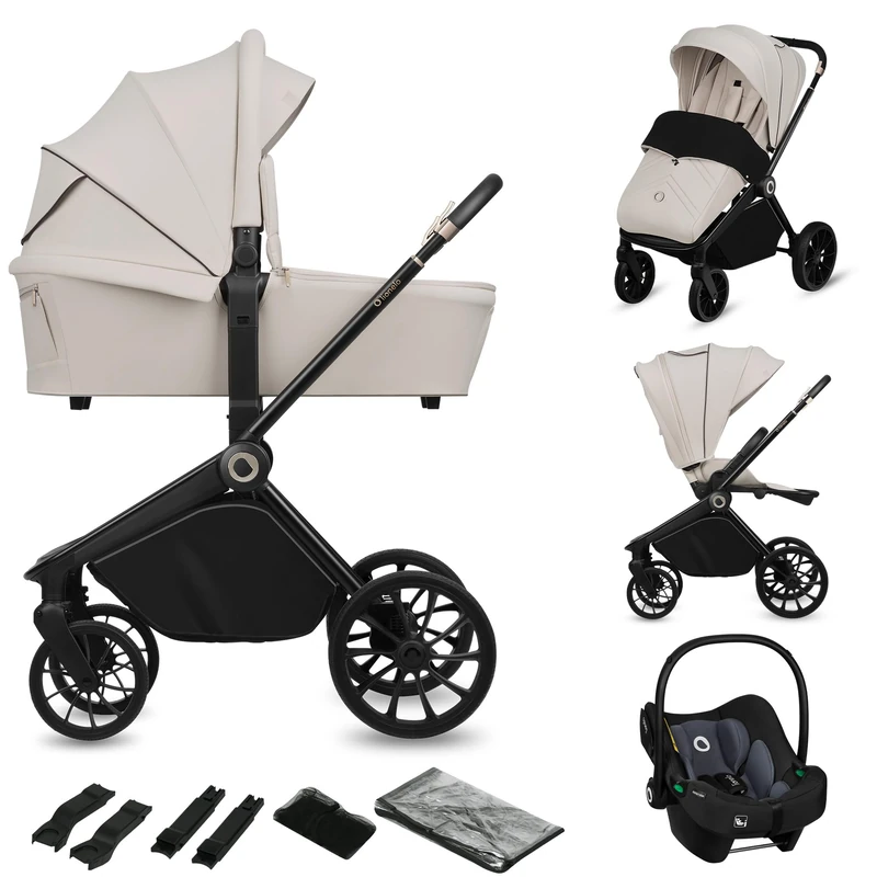 LIONELO Mika Plus 3-in-1 Travel System Pushchair