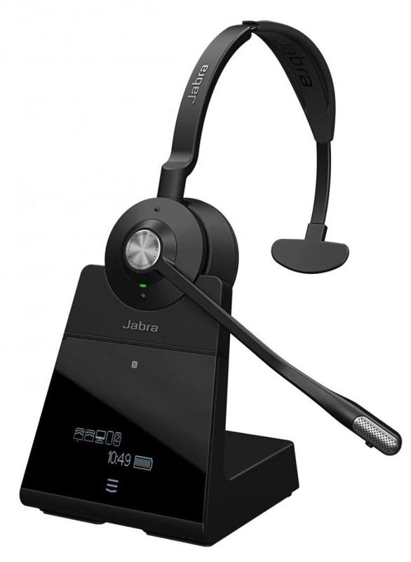 Jabra Engage 75 SE Mono Headset with Headband Pad, Base, Power Supply, 1.5m USB-C to USB-A Cable, Desk Phone Cable, Quick Start Guide, Warranty and Warning (Safety Leaflets)